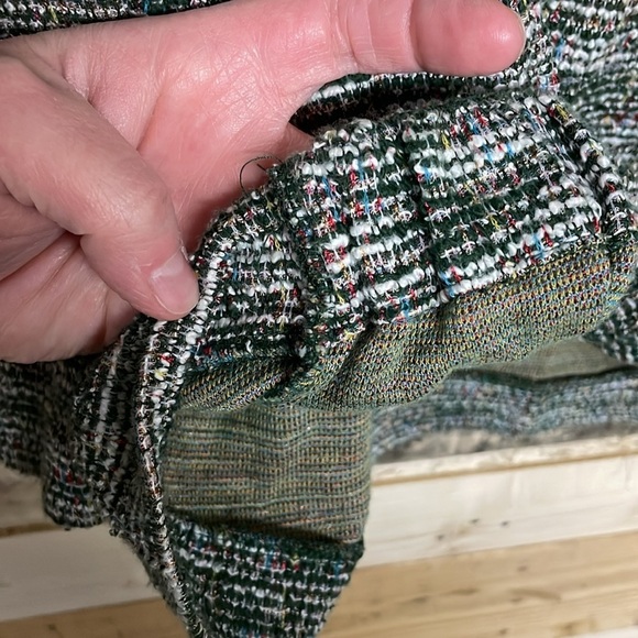 Loft size large multicolor sweater with elastic waist - Picture 6 of 7